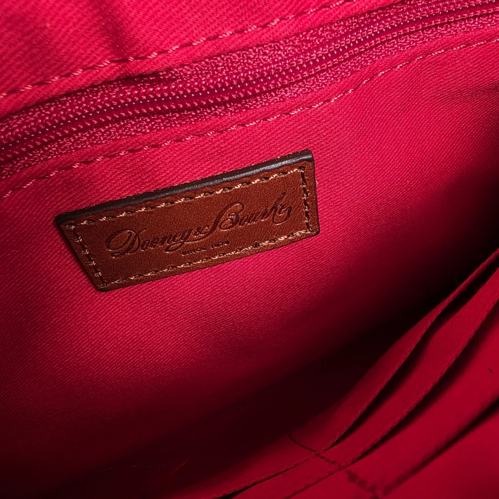 Dooney & Bourke Red Leather Hand Bag - Picture 6 of 9